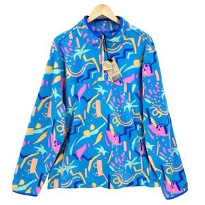 New CHUBBIES Pullover The Apres Party Quarter 1/4 Zip